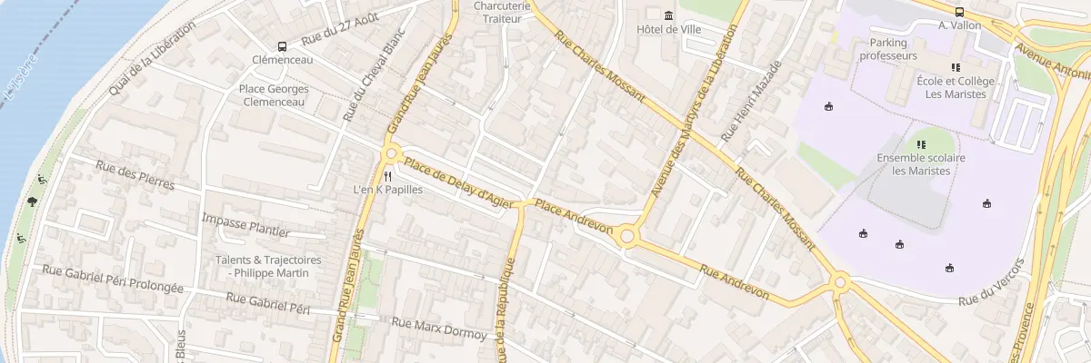 Plan du 25 Rue de la République à Bourg-de-Péage