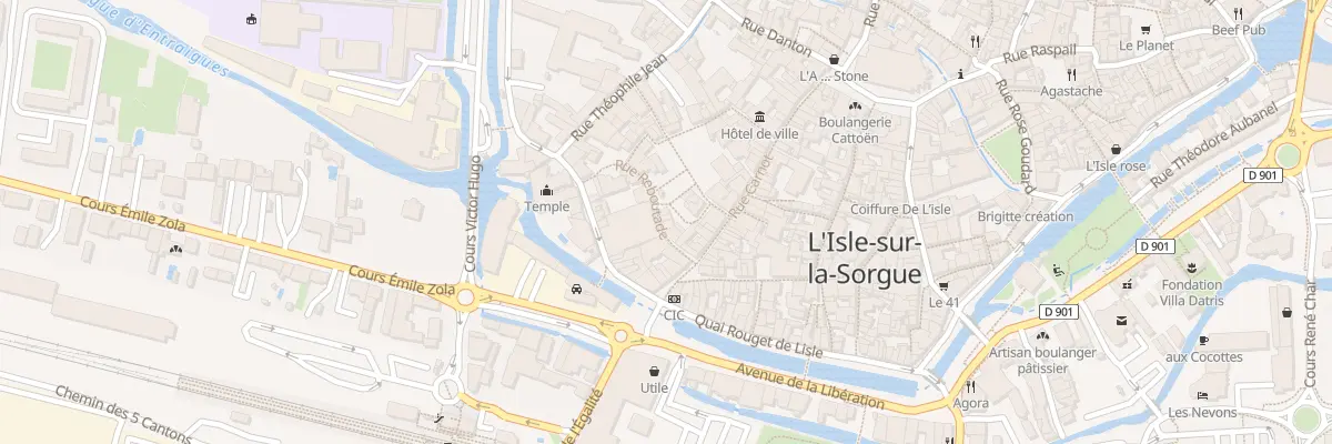 Plan du 6 Rue Reboutade à L’Isle-sur-la-Sorgue