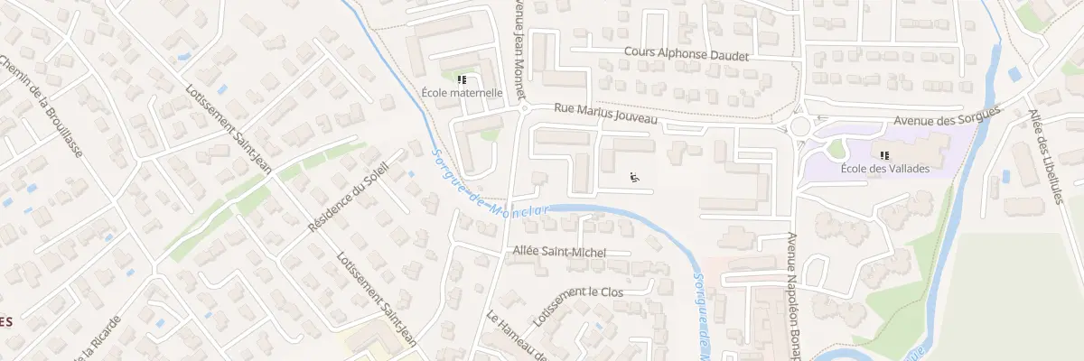 Plan du 2 Av Jean Monnet à L’Isle-sur-la-Sorgue