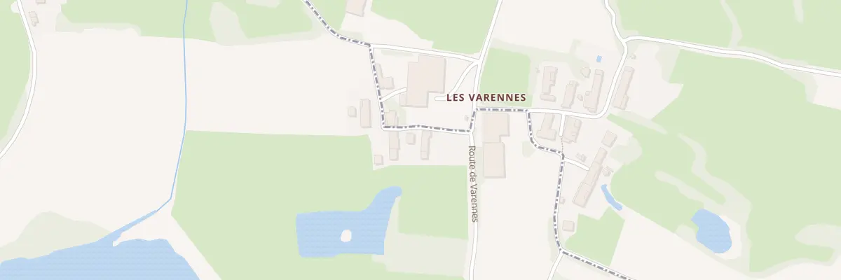 Plan du 668 Rte de Varennes à Vescours