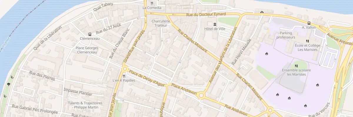 Plan du 8 Rue de la République à Bourg-de-Péage