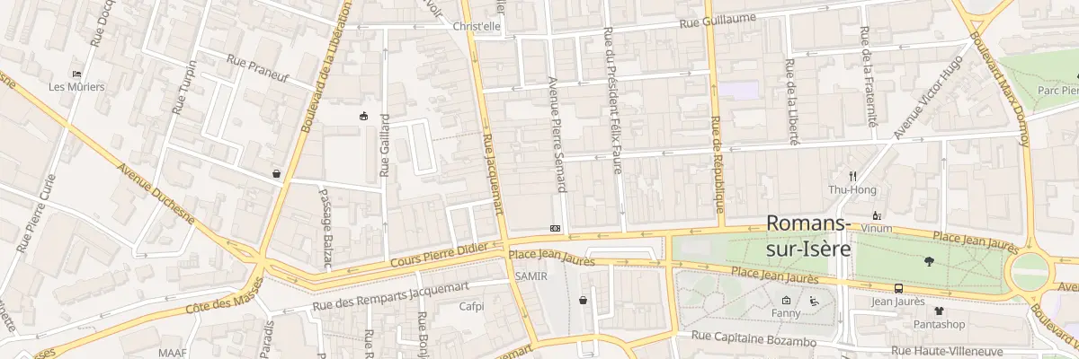 Plan du 9 Av Pierre Semard à Romans-sur-Isère