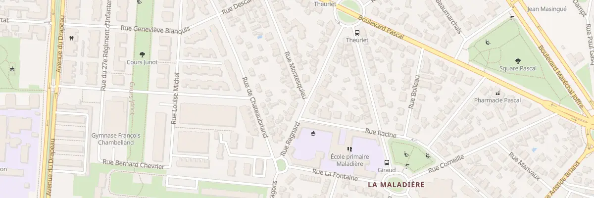 Plan du 9B Rue Regnard à Dijon