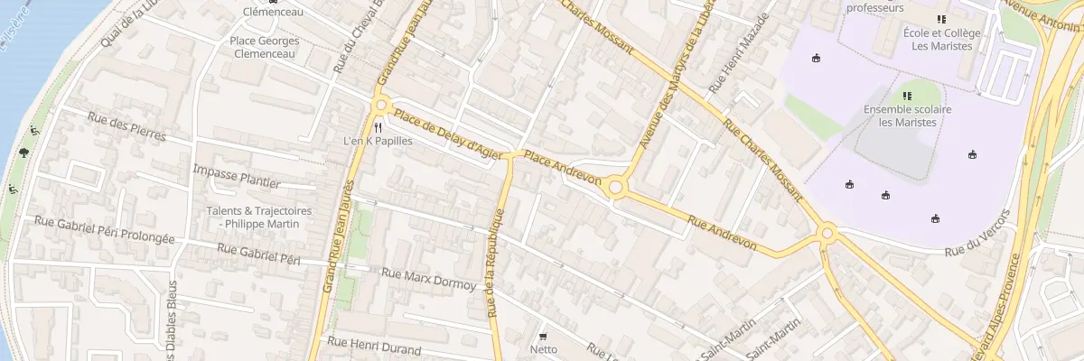 Plan du 33 Rue de la République à Bourg-de-Péage