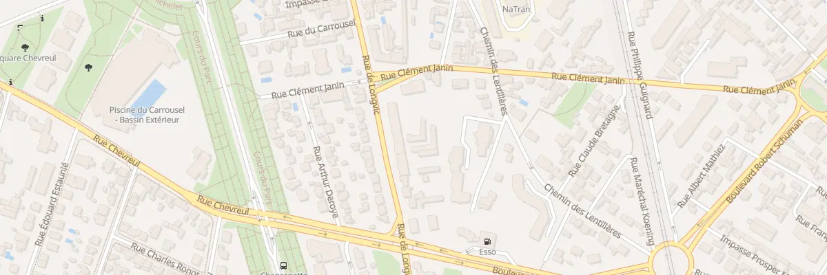 Plan du 109 Rue de Longvic à Dijon