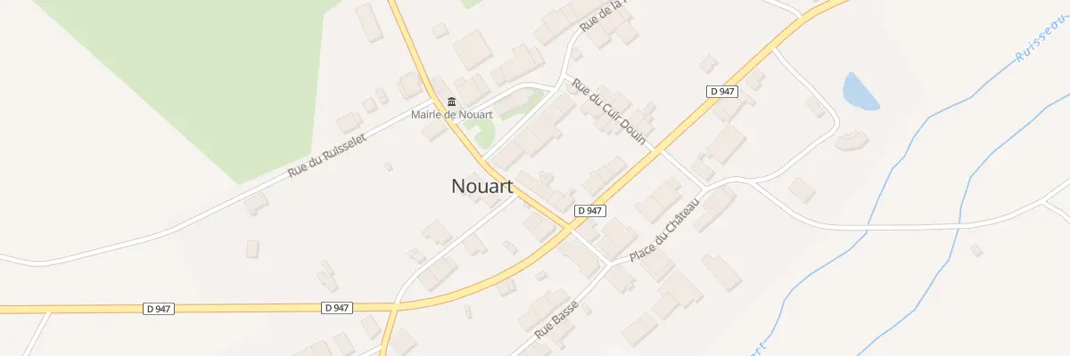 Plan du 10 Rue du Ruisselet à Nouart