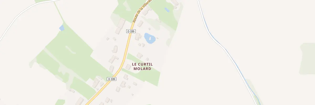 Plan du 544 Rte de la Villeneuve à La Genête