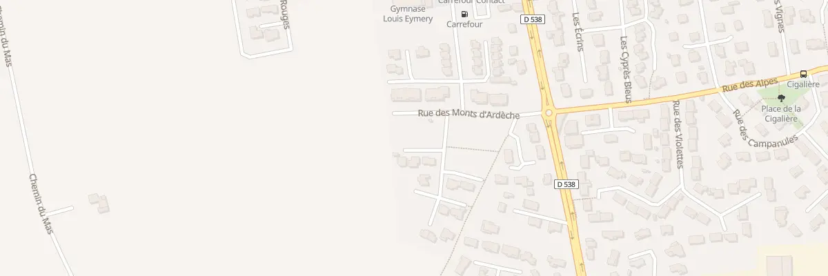 Plan du 2D Imp des Limouches à Mours-Saint-Eusèbe