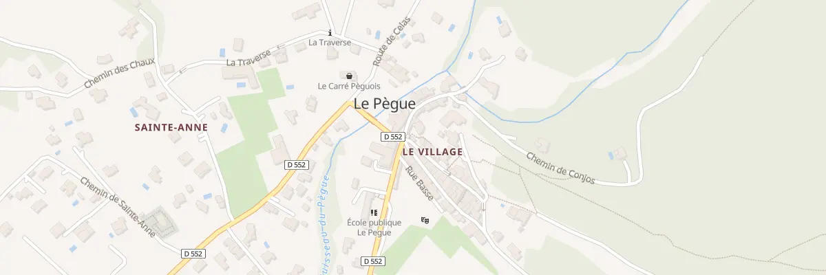 Plan du 5183 Le Village au Pègue