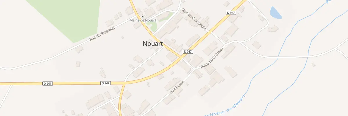 Plan du 13 Rue du Ruisselet à Nouart