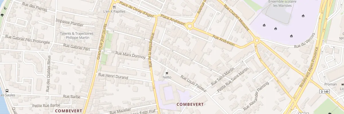 Plan du 16B Rue Mazagran à Bourg-de-Péage