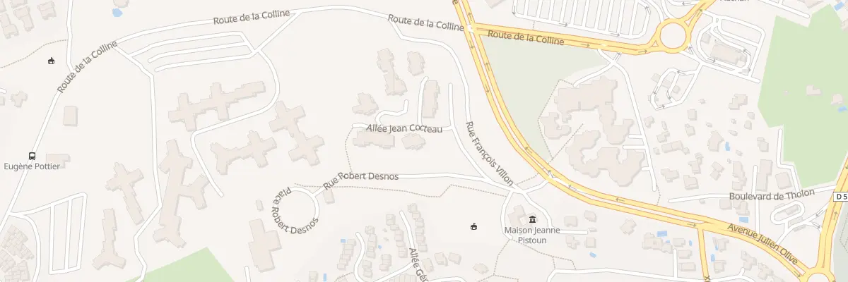 Plan du 9060 Rte de la Colline à Martigues