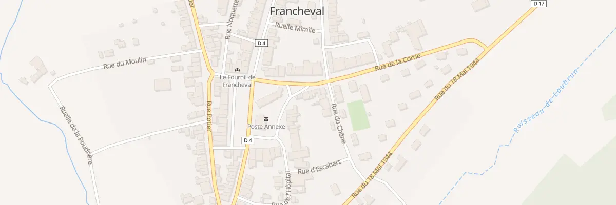 Plan du 2 Rue de la Corne à Francheval
