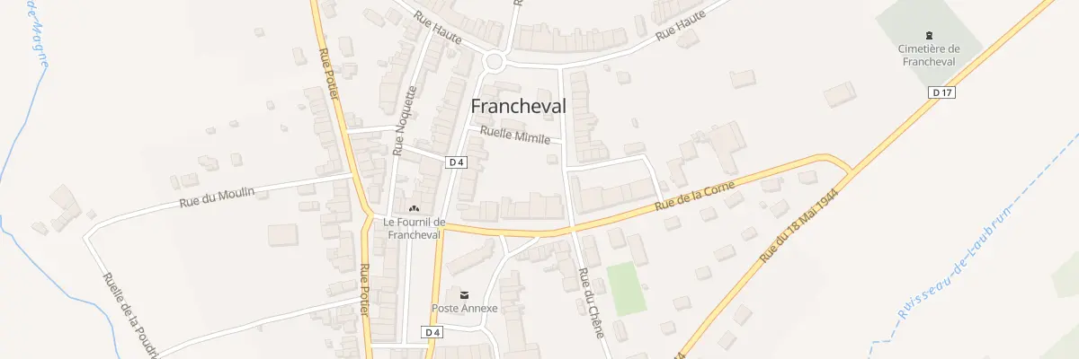 Plan du 13 Rue de la Corne à Francheval
