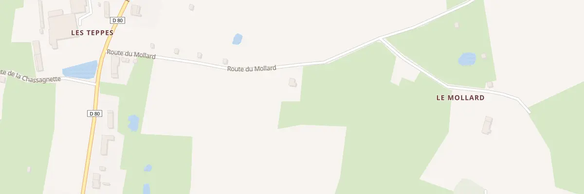 Plan du 330 Rte du Mollard à Béréziat