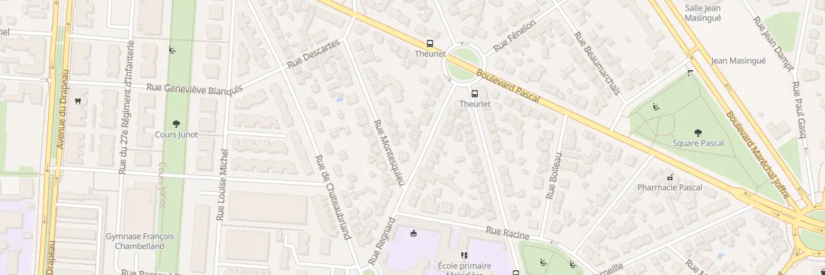 Plan du 15 Rue Regnard à Dijon