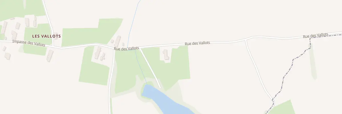 Plan du 850 Rue des Vallots à Tronchy