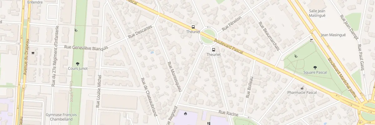 Plan du 21 Rue Regnard à Dijon