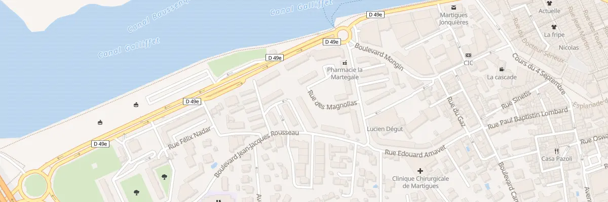 Plan du 4 Pl de la Mediterranee à Martigues