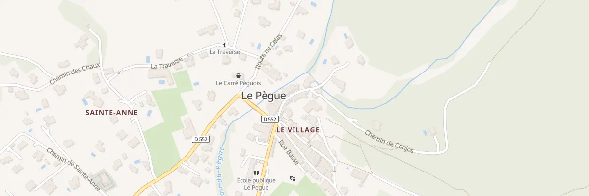 Plan du 5043 Le Village au Pègue