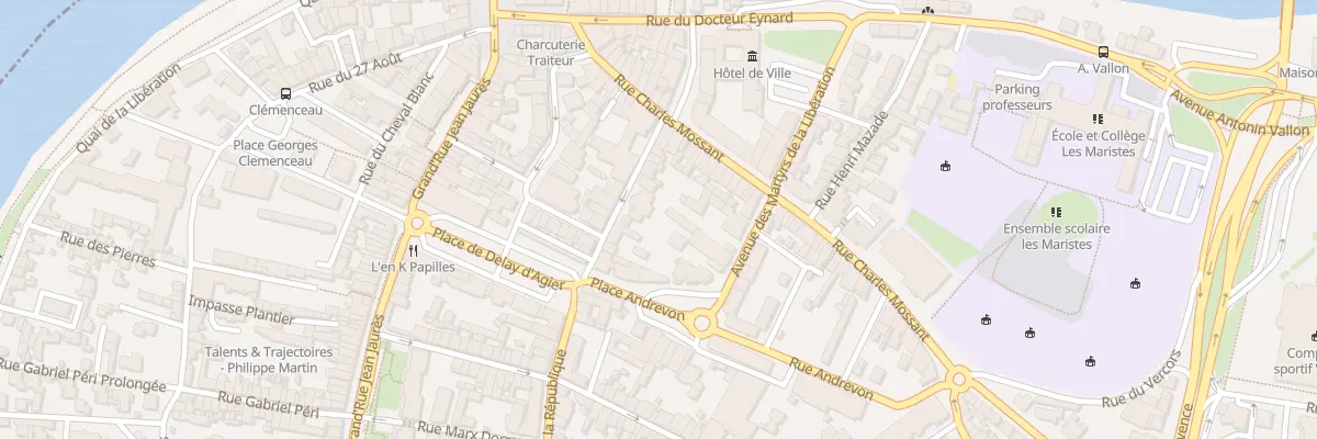 Plan du 9 Rue de la République à Bourg-de-Péage