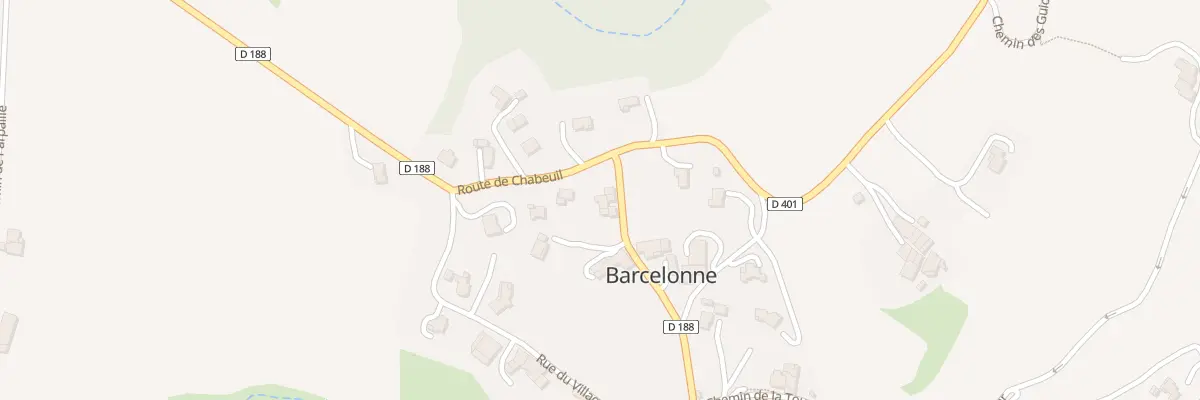 Plan du 20 Rte de Montvendre à Barcelonne