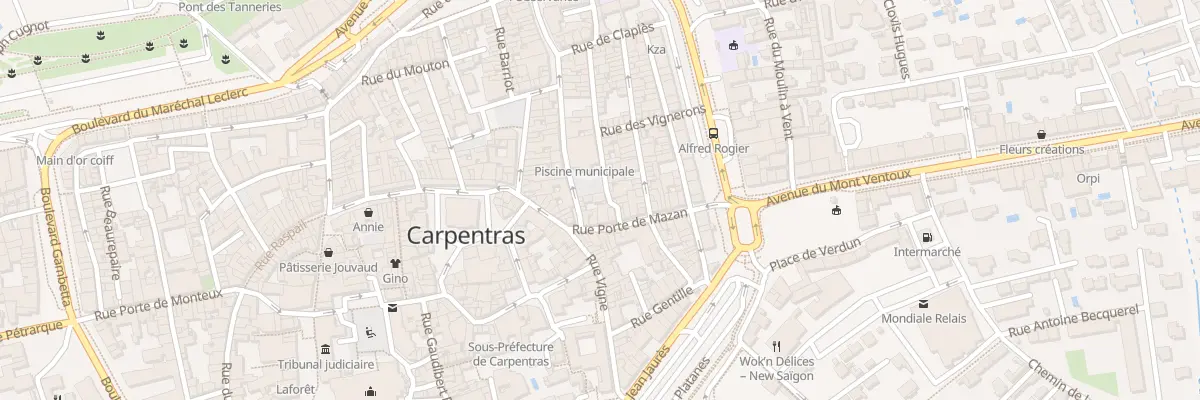Plan du 134 Rue Saint-Lazare à Carpentras
