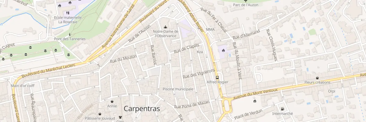 Plan du 29 Rue Saint-Lazare à Carpentras