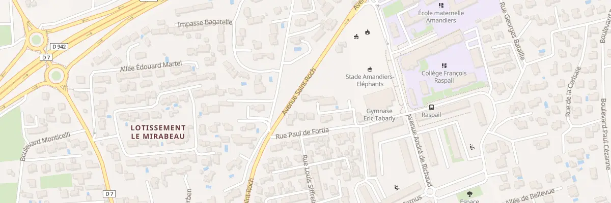 Plan du 536B Av Saint-Roch à Carpentras