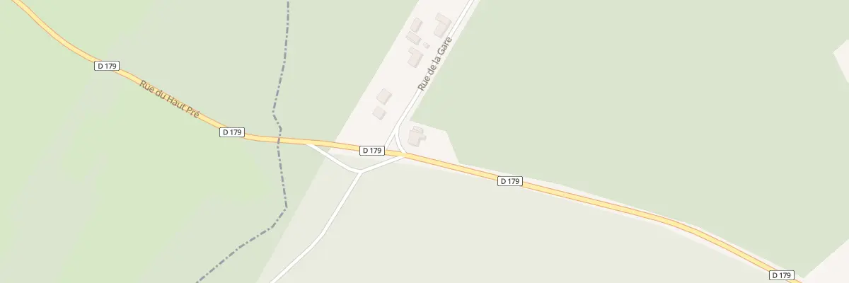 Plan du 1 Rue de la Gare à Maizières