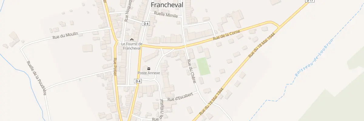 Plan du 3 Rue du Chêne à Francheval