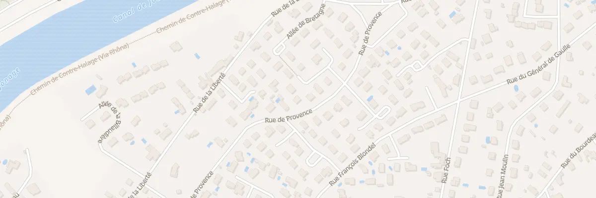 Plan du 8 Rue de Provence à Jonage