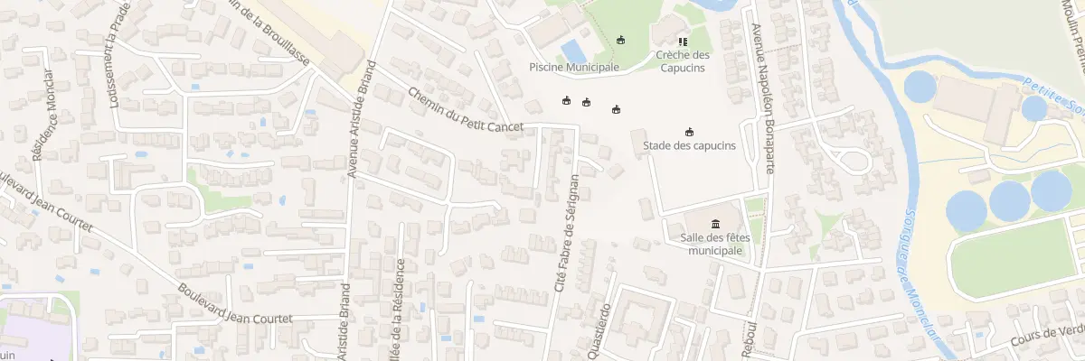 Plan du 190 Che du Petit Cancet à L’Isle-sur-la-Sorgue