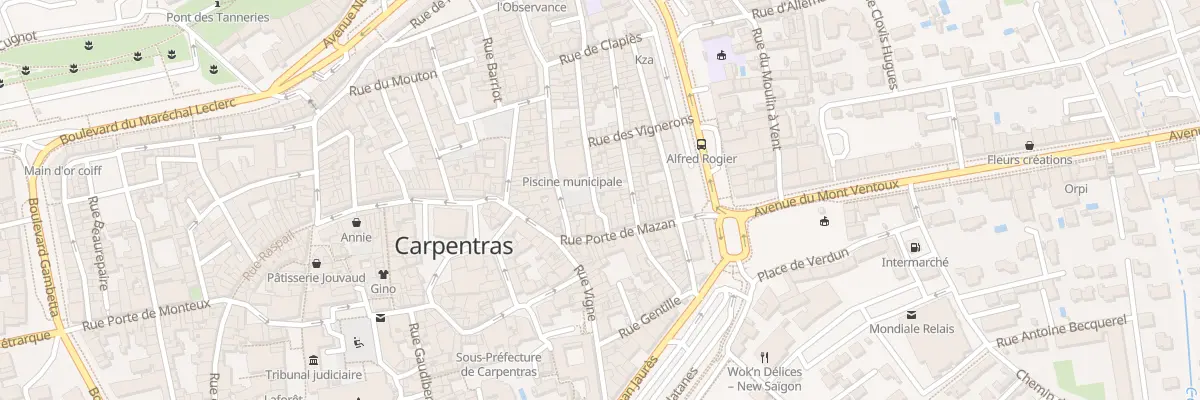 Plan du 129 Rue Saint-Lazare à Carpentras