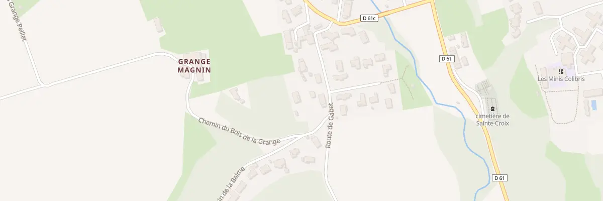 Plan du 30 Che de la Balme à Sainte-Croix