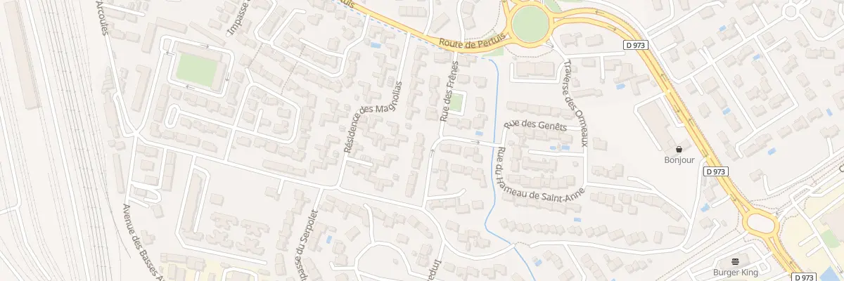 Plan du 5 Rpt Bellevue à Cavaillon