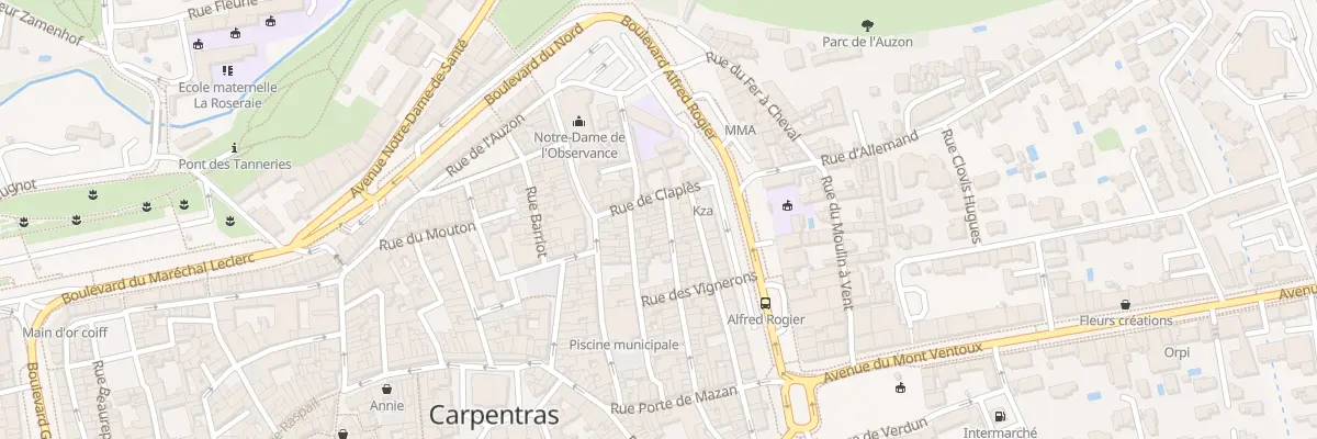 Plan du 14 Rue du Saule à Carpentras