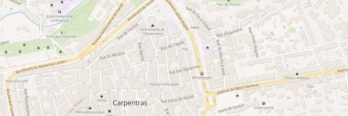 Plan du 38 Rue du Saule à Carpentras