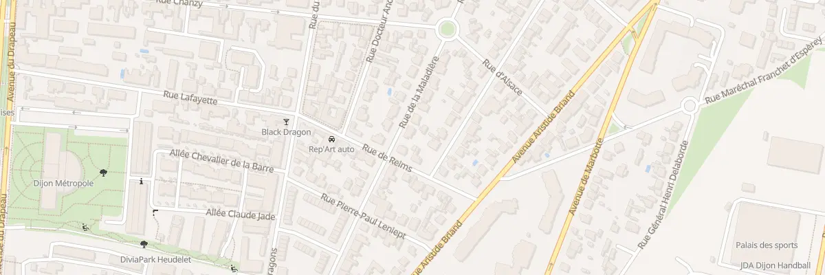 Plan du 34 Rue de la Maladière à Dijon