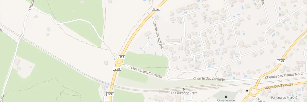 Plan du 5 Che des Auffans à Martigues