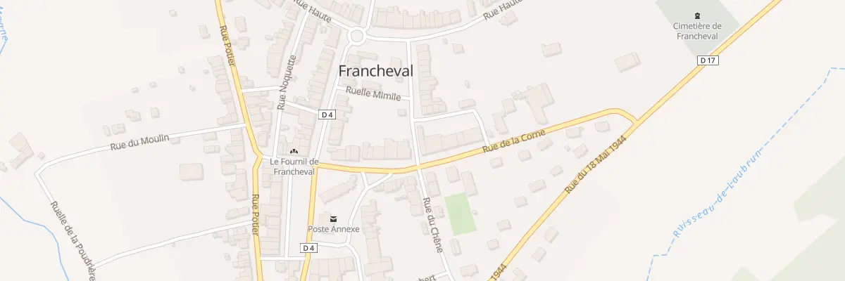 Plan du 5000 Rue du Chêne à Francheval