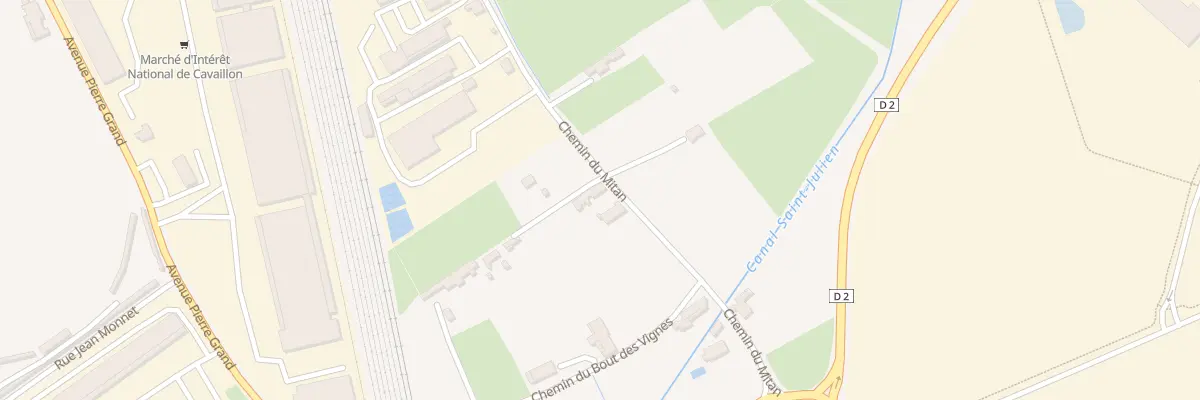 Plan du 13 Che du Mitan à Cavaillon