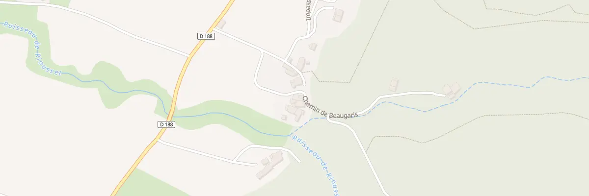 Plan du 5019 Les Faures à Barcelonne