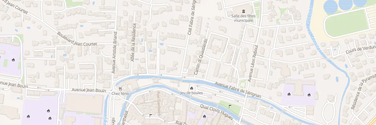 Plan du 191 Av Fabre de Sérignan à L’Isle-sur-la-Sorgue