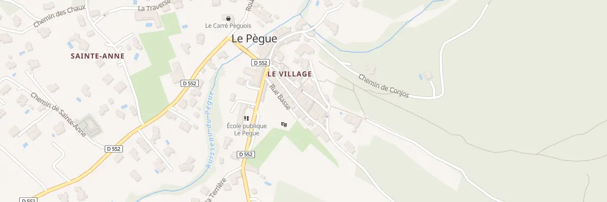 Plan du 5066 Le Village au Pègue