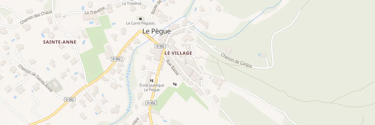 Plan du 5064 Le Village au Pègue