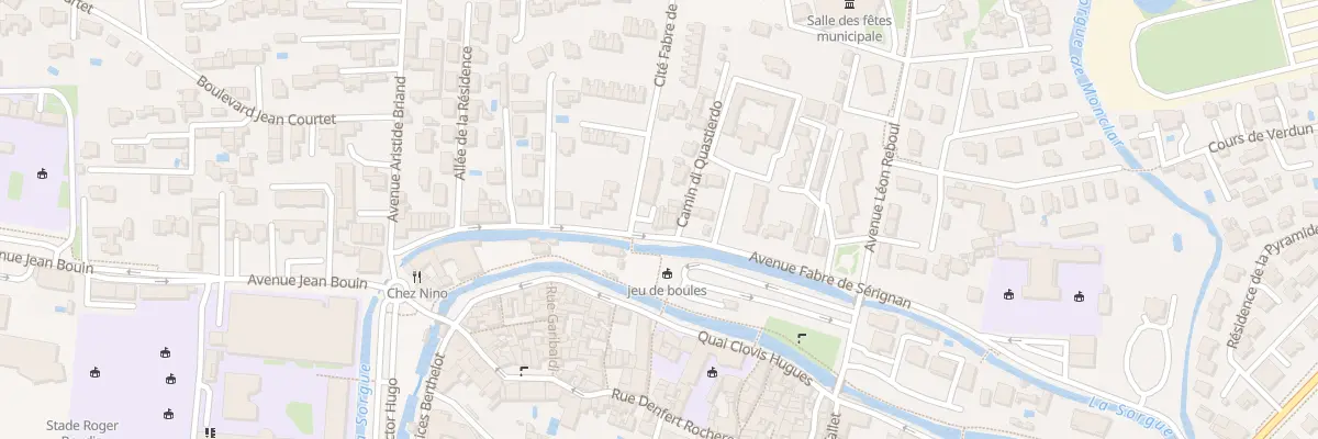 Plan du 211 Av Fabre de Sérignan à L’Isle-sur-la-Sorgue