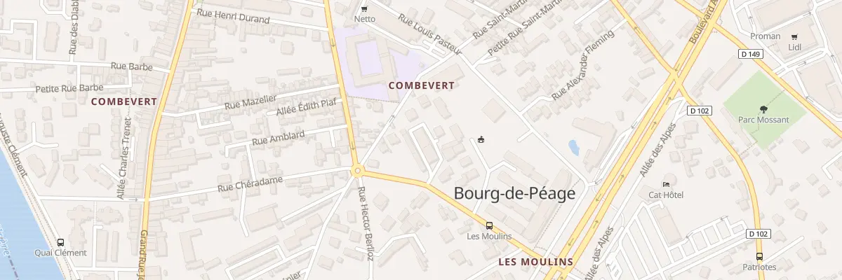Plan du 4A Av de Verdun à Bourg-de-Péage