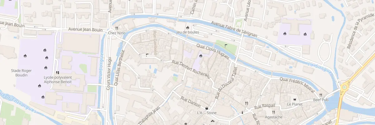 Plan du 38 Rue Denfert Rochereau à L’Isle-sur-la-Sorgue