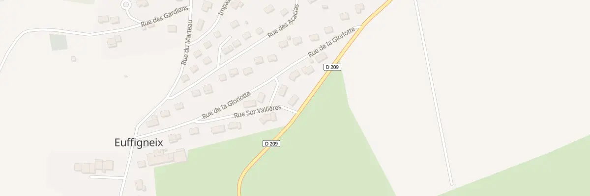 Plan du 12 Sur Vallières à Euffigneix